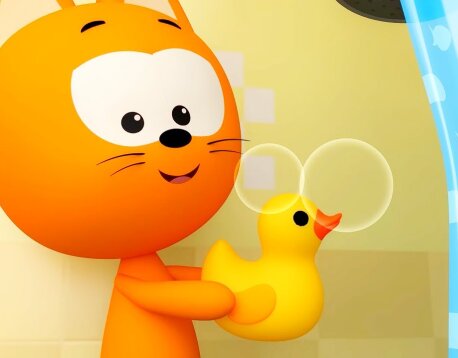 Песни для детей про чистоту и гигиену   Котенок Котэ 3D   Мультики для малышей