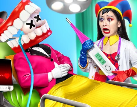 Больница Помни! The Amazing Digital Circus! Больница для героев видеоигр