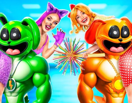 Кетнеп и Хоппи ПОЖЕНИЛИСЬ Poppy Playtime 3! Как стать Catnap!