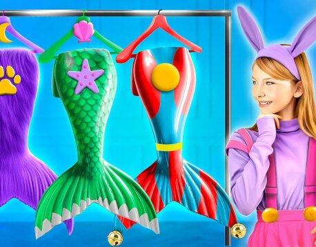 КЭТНЭП и Помни стали русалками! The Amazing Digital Circus