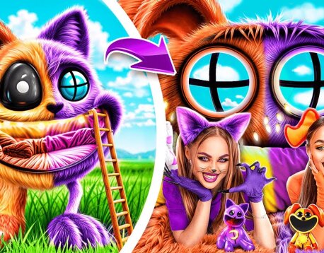 Мы построили секретные домики CatNap, DogDay и Smiling Critters! Poppy Playtime 3!