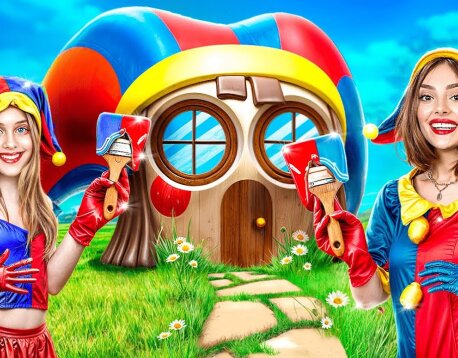 Мы построили секретный домик POMNI! The Amazing Digital Circus!