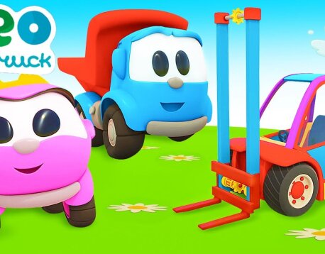 A cartoon about Cars. The loader and Trucks deliver the goods. Makitu
