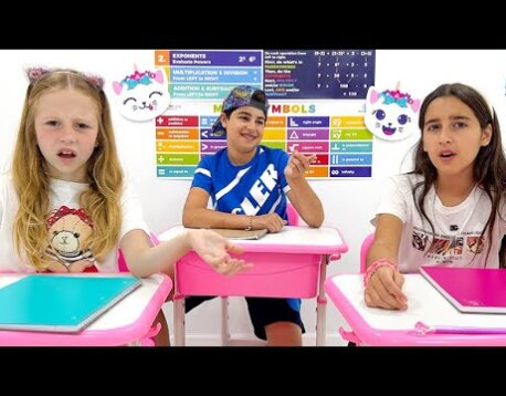 Nastya and the story about back to school bullying