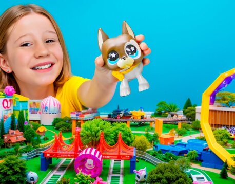 Nastya explains the safety rules in the city with the Littlest Pet Shop toys