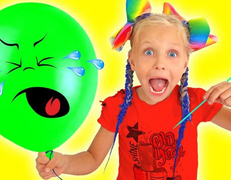 Big Balloon Challenge | Alice and baby Eva play fun activities for kids