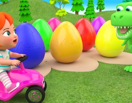 FUNNY KIDS LEARN COLORS WITH COLORED EGGS BALLOONS AND DOLLS | Useful kids videos with Alice and Eva