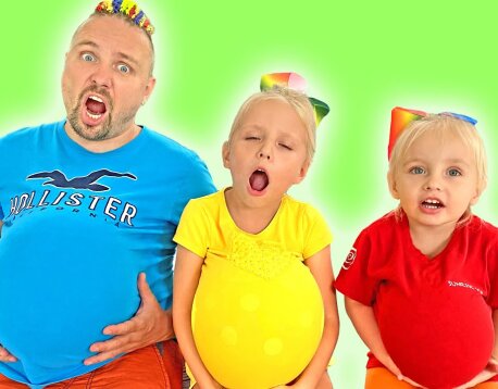 Learning and Fun with Dad, Nicole, and Alice: Colors, Games, and Surprises for Kids!