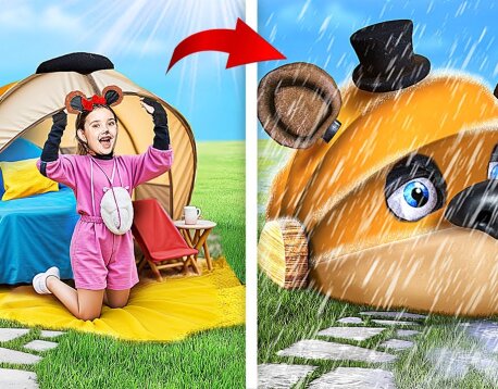 Экстремальные прятки: мы строим секретный домик для Freddy Fazbear! Что же будет дальше?!