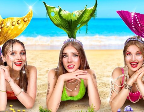 Как стать Русалкой в тюрьме! Богатая Русалка vs бедная Русалка!
