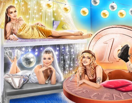 Мы построили секретную комнату для близняшек! Золотая vs серебряная близняшка!