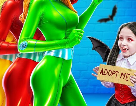 Вампира Удочерили Супершпионки! Totally Spies в Реальной Жизни!