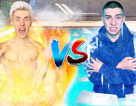 ГОРЯЧИЙ vs ХОЛОДНЫЙ БАССЕЙН!