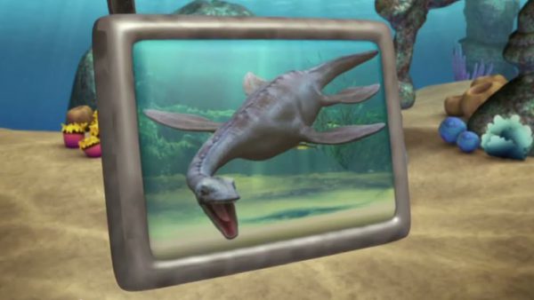 Ныряй с Олли — Розыгрыш с плезиозавром