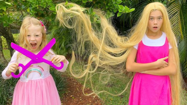 Лайк Настя — Настя и Стейси делают причёски и красят волосы