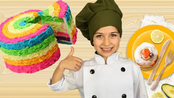 Эмилюша представляет — Детская Кухня с Поваром Эмилюшей готовим Торт без выпекания
