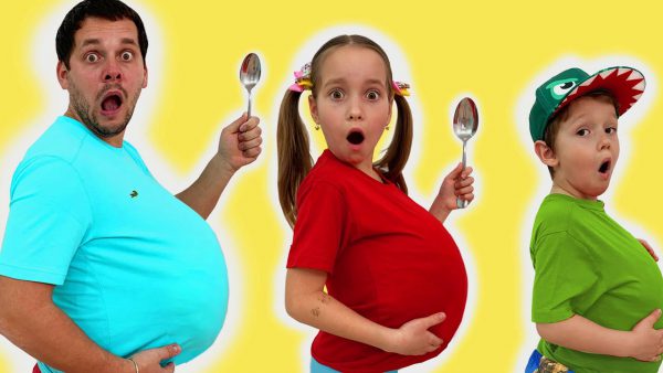 Маленькая Мисс София — София и папа очень много съели! Простые правила для родителей и детей