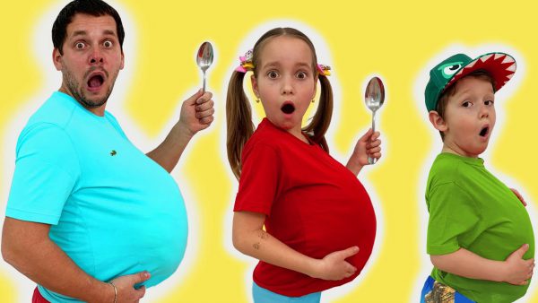 Маленькая Мисс София — Sofia and Dad ate a lot! Простые правила для детей и родителей
