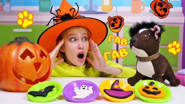 Как МАМА — Готовим из пластилина плей до! Видео для детей про игрушки и Хэллоуин — Как мама