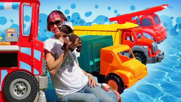 Капуки Кануки — Машинки едут в аквапарк! Про машинки новые серии — Видео для детей и Маша Капуки Кануки