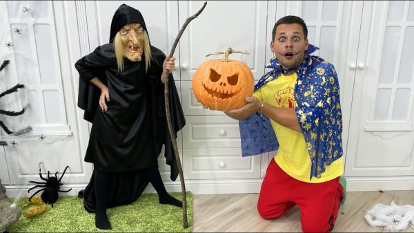 Маленькая Мисс София — Dad makes on Halloween costume and makeup for Sofia! София и истории на Хеллоуин!