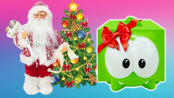 Ам Ням и Дед Мороз! Мультики для малышей про игрушки и приключения Ам Няма на Новый Год