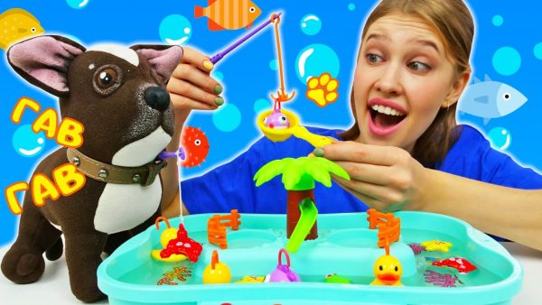 Игрушки для детей и Игры с Плей До — рыбалка. Мультики Как Мама — новые серии