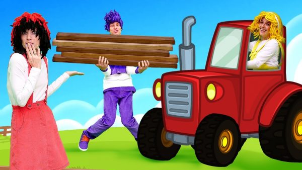Песенка про трактор и видео для детей Капуки Кануки. Мультик про Трактор