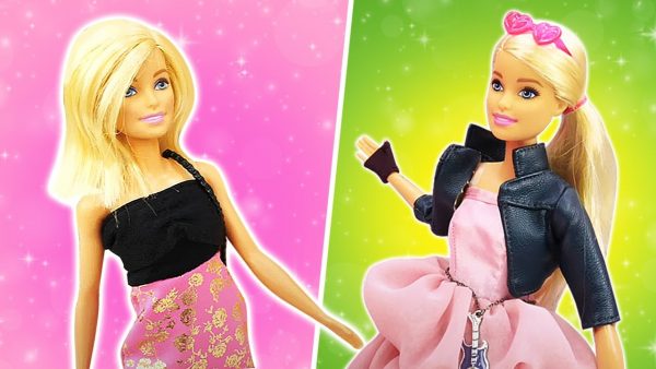 Видео про Барби и игрушки для девочек — Подбираем новые образы для Барби. Игры одевалки куклы Барби
