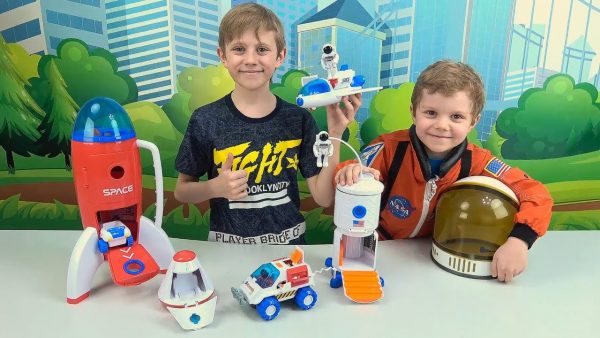 Космическая станция для детей с Ракетой и ШАТТЛОМ | Даник и космический игровой набор ASTRO VENTURE