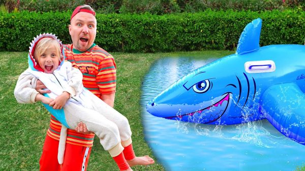 Swimming Pool Games | Baby Shark | Fun Sing Along Songs by Alice and dad