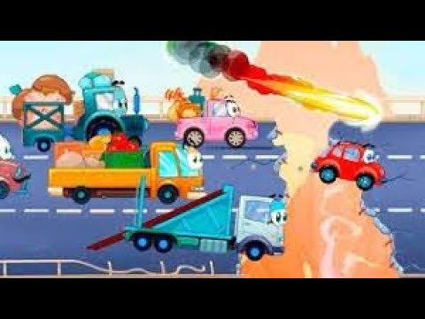 Мультики про машинки — мультфильм, как Красная машинка Вилли спасает мир.