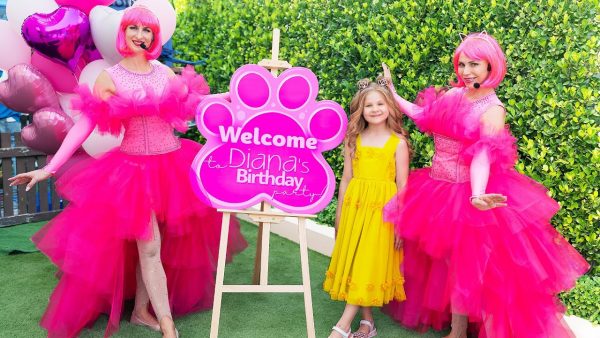 Diana and Roma celebrate Diana’s 8th Birthday Party with Friends!