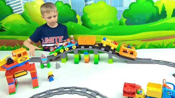 ПОЕЗДА и Паровозики — Железные дороги для детей | Даник и развивающие игрушки