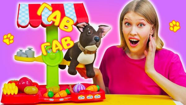 Собачка Шоколадка взвешивается на весах! Развивающие видео для детей про игрушки Как Мама