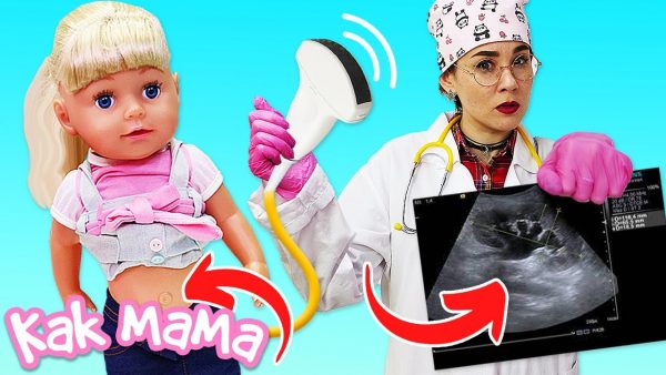 Беби Бон Эмили в больнице | Видео для девочек Как Мама | Игры в дочки матери