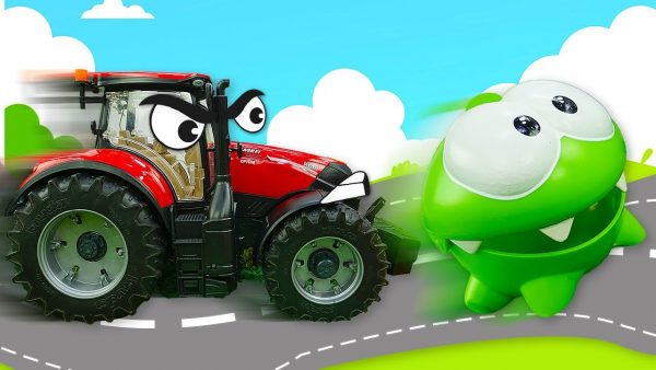 Игрушка Ам Ням чинит трактор! Развивающие мультики для самых маленьких