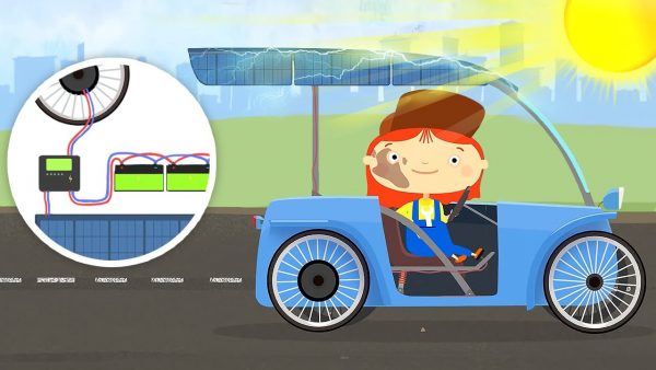 Машина на солнечной батарее | Мультик Доктор Машинкова | Мультфильмы про машинки для детей