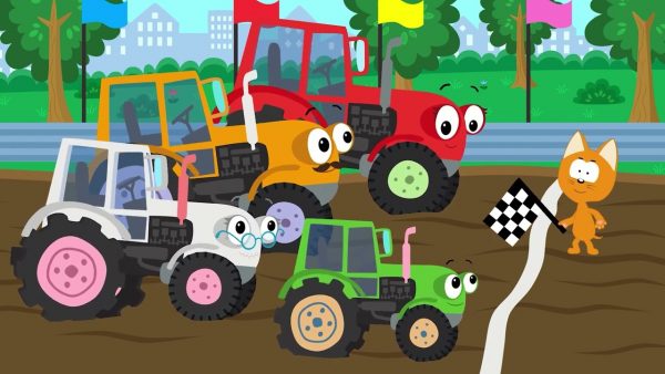 Котэ — Тракторный сборник — Песенки для детей про трактора Машинки