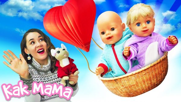 Беби Бон Эмили делает открытку на День Влюбленных! Играем в куклы в видео для девочек Как Мама