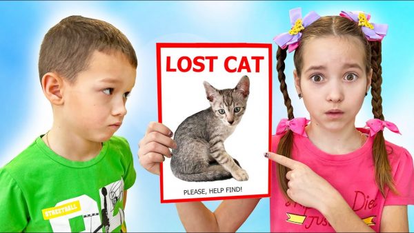 Cats got lost in the park! Children’s stories about pets