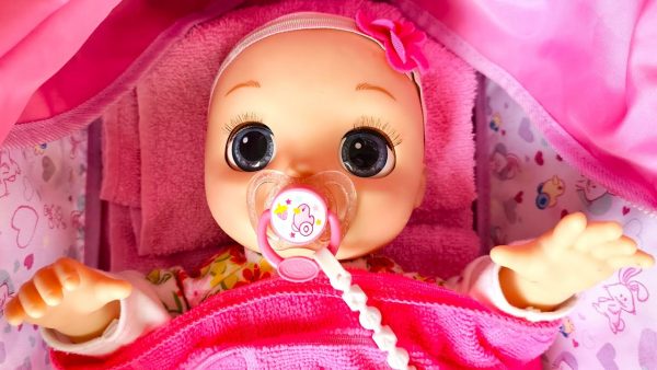 Baby Alive and morning routine with baby doll