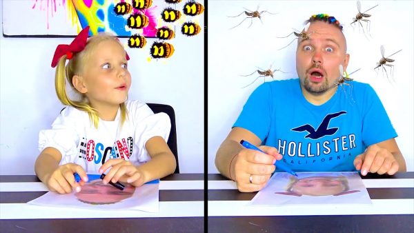 Alice and Dad Play Fun Photo Challenge / Compilation of Best Kids Stories