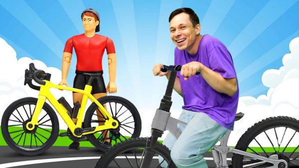Игрушки Bruder в видео для мальчиков — Распаковка обзор и игра — Машинки, велосипеды и лодки