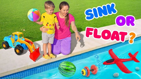 Sink or Float with Oliver and Mom — Cool Science Experiments for Kids