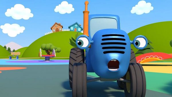 Синий трактор 3D: Новые серии для детей — Увлекательные мультфильмы про машинки!