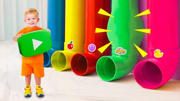 Oliver’s Colored Pipes Adventure + More Fun Kids Videos | Mega Compilation | Diana and Roma Family
