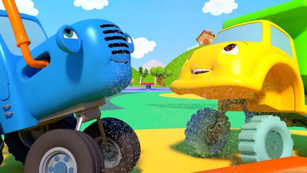 Синий трактор 3D: Новые серии для детей — Увлекательные мультфильмы про машинки!