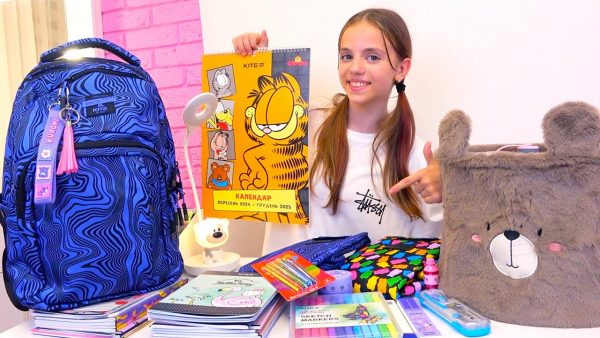 Back to SCHOOL розпаковка канцелярії для ШКОЛИ My little Nastya