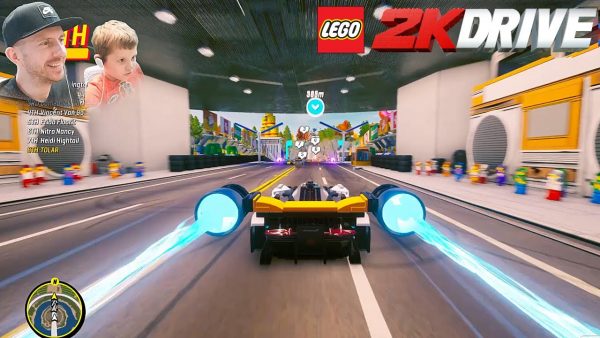 Машинки LEGO 2K Drive — Никита и папа играют в гонки для детей от ЛЕГО